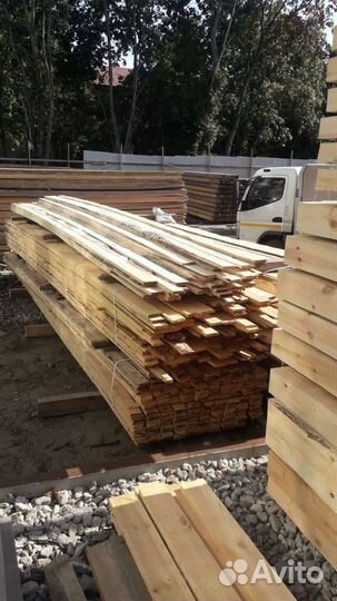 Доска обрезная 25х100х6000мм от производителя