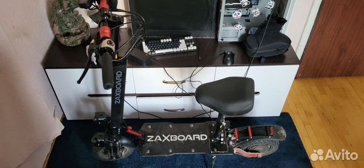 Электросамокат zaxboard grizly aqva