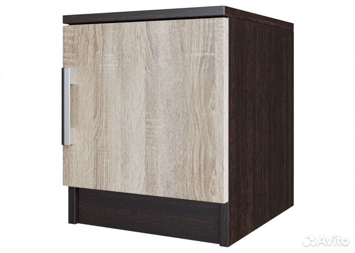 Тумба прикроватная дуб венге/дуб сонома (sonoma)