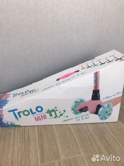 Самокат детский трехколесный Trolo mini up