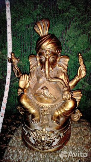 Индия бронза бог Ганеша Махараджа тантра