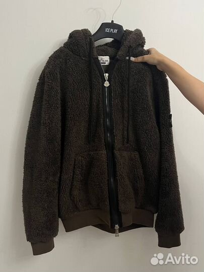 Stone island x moncler zip-hoodie