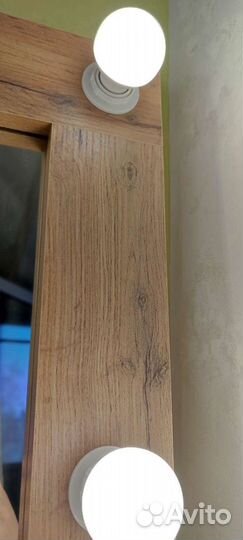 Гримерное зеркало ростовое с лампами