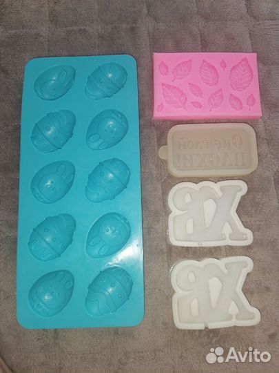 Силиконовые формы молды пасхальные