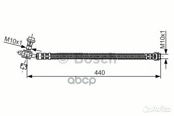 Шланг тормозной 1987481175 Bosch
