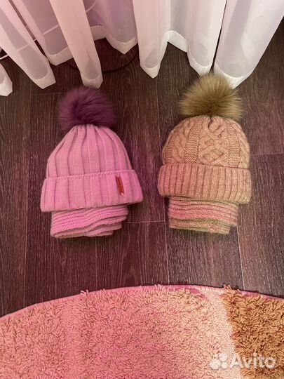 Шапки на девочку 8-10 лет