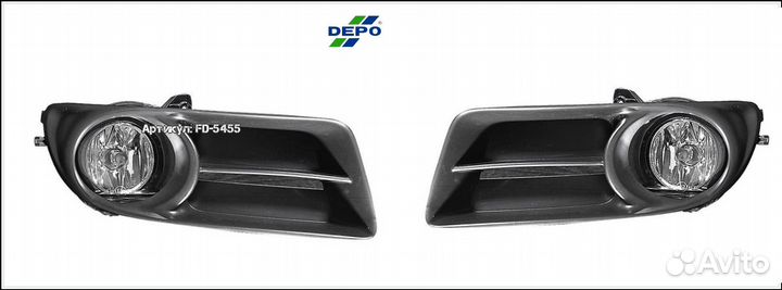 Королла де120 туманка правая