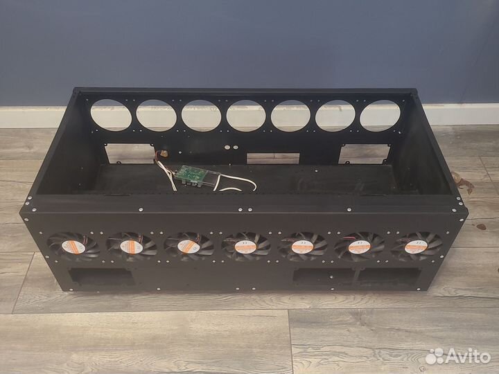Корпус для майнинга на 12 карт с регулятором