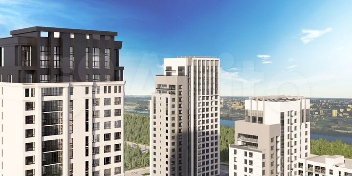 2-к. квартира, 78,7 м², 2/22 эт.