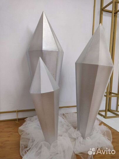 Фигуры из пенопласта,объёмный декор