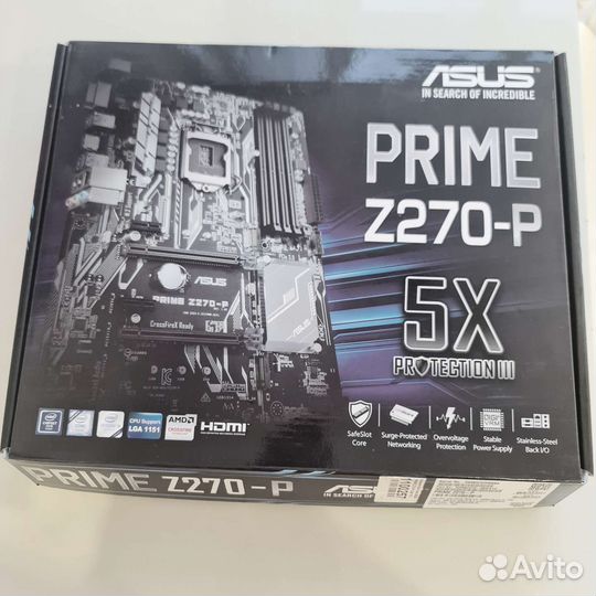 Материнская плата asus prime Z270-P