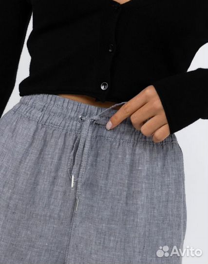 Брюки лён HM