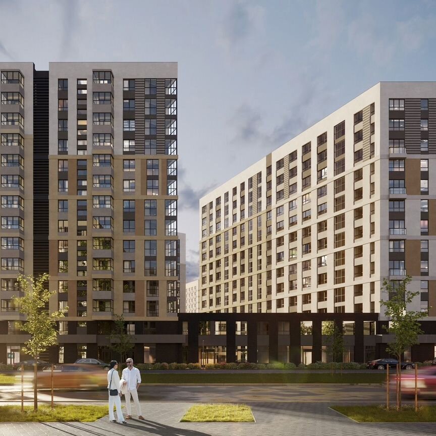 3-к. квартира, 86,2 м², 4/14 эт.