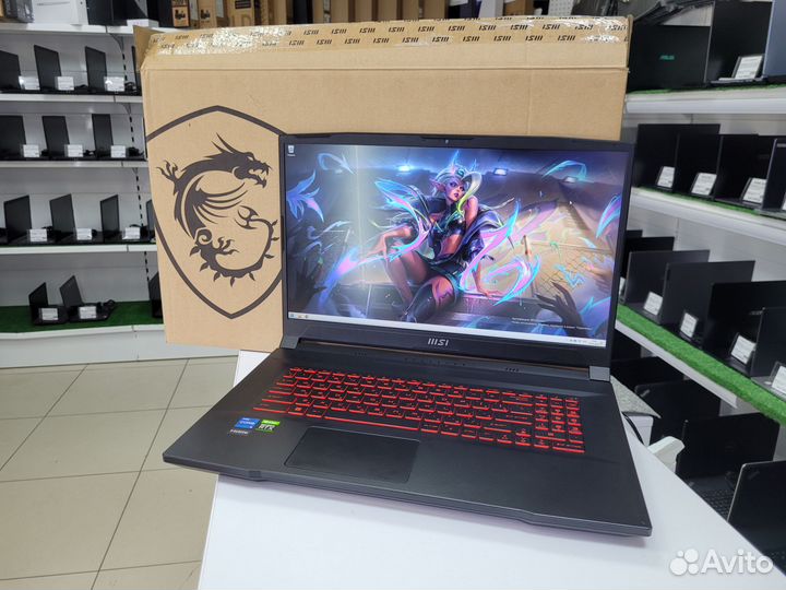 Ноутбук MSI i5-12450H RTX 3050 4GB 16/512GB SSD