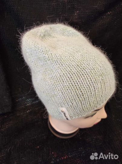 Шапка бини из пуха норки ручной работы