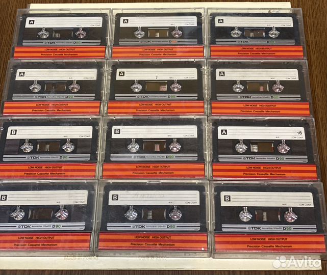 Аудиокассеты бу 80г