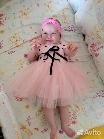 Платье для девочки 68 размер