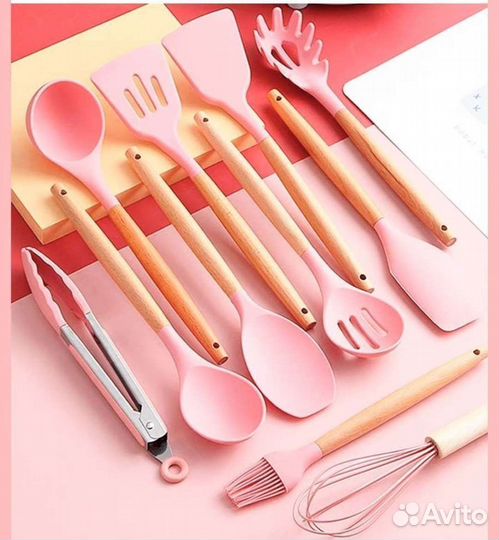 Набор столовых приборов новый силиконовый