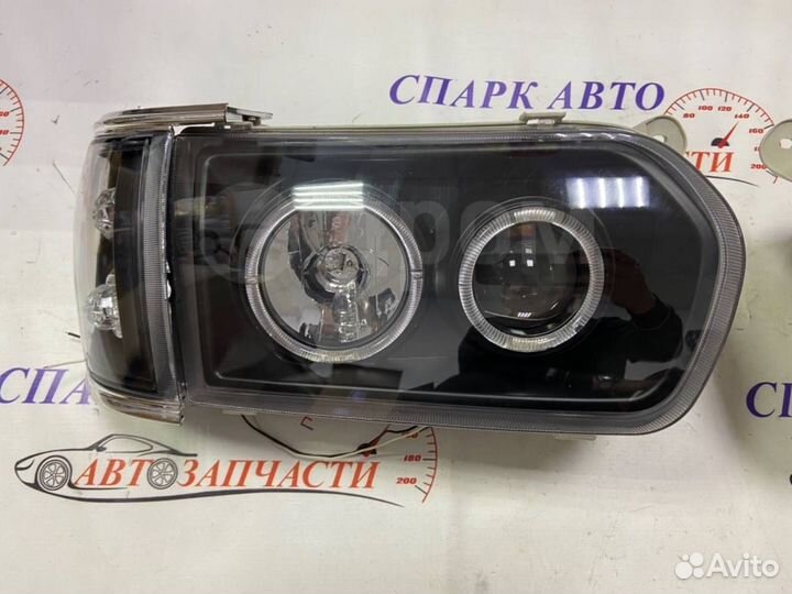 Фары тюнинг Nissan Terrano 50 темные (комплект) 95