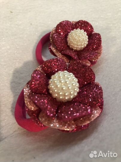 Резиночки для волос.Ручная работа