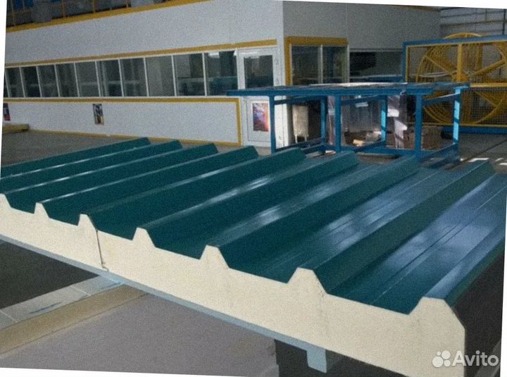Сэндвич панели кровельные PIR от 200 м2