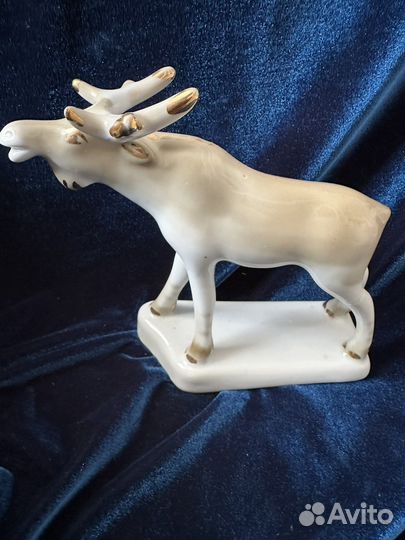 Лось Полонне фарфоровая статуэтка СССР
