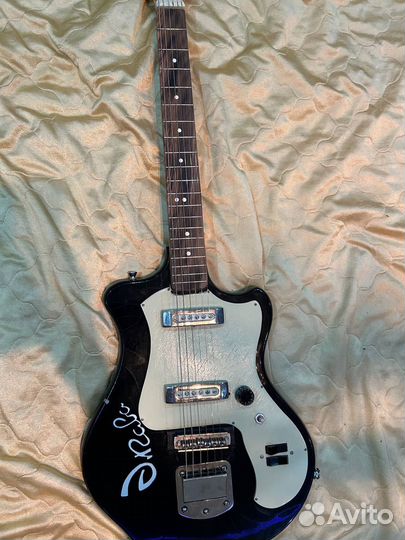 Советская электрогитара Элгава 