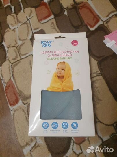 Коврик в ванну силиконовый roxy