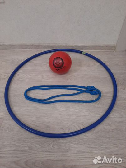 Обруч, мяч + скакалка