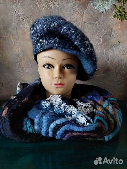 Берет женский шерсть