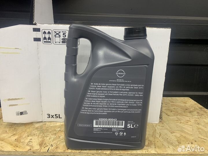 Масло Nissan 5/30 c4 европа