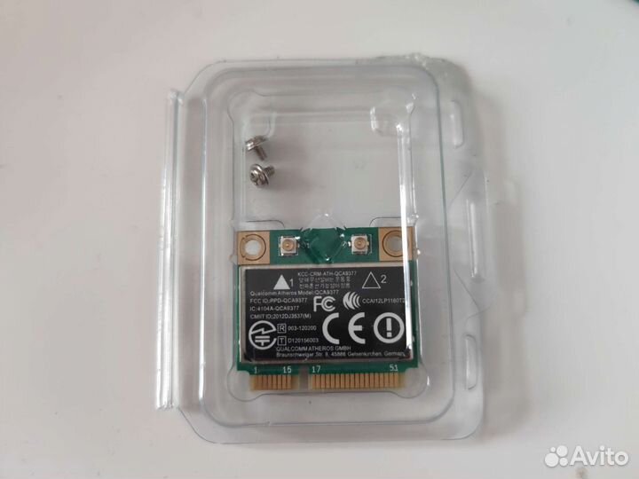 Адаптер WiFi Atheros QCA9377 Mini PCI-E Half-Size