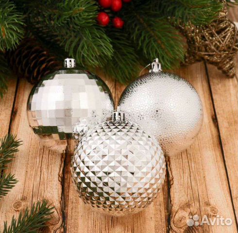 Елочные игрушки шары