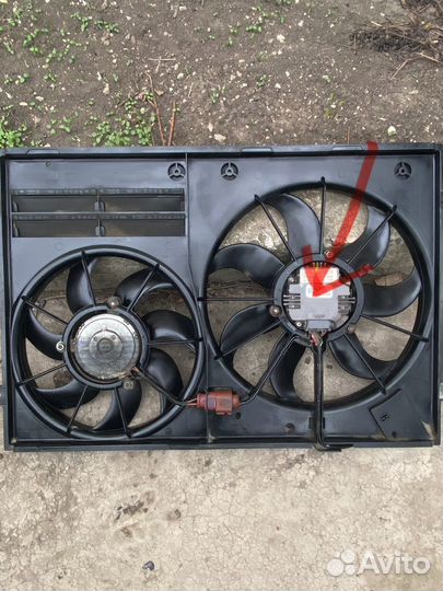 Диффузор вентилятора volkswagen b6