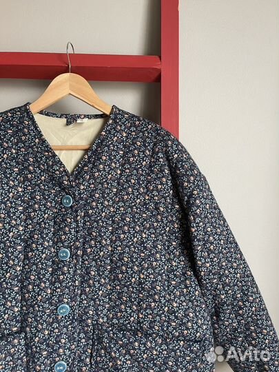 Хлопковая стеганая куртка-телогрейка