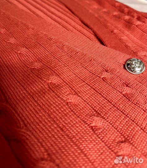 Вязаная жилетка из шерсти мериноса винтаж