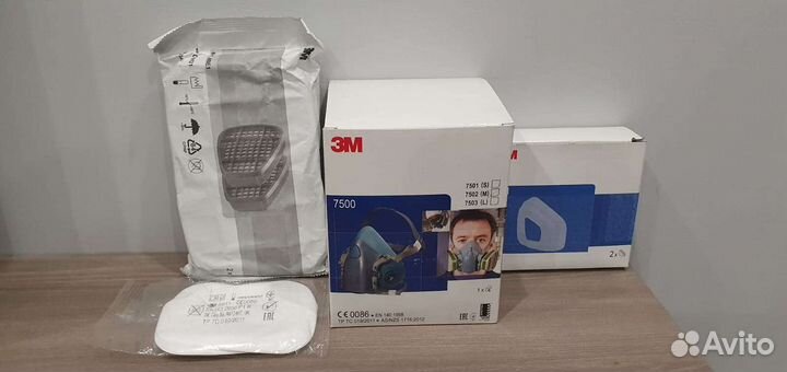 Полумаска 3м 7502