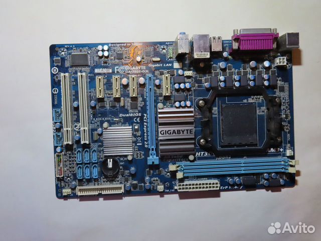 Материнская плата gigabyte ga 780t d3l подключение