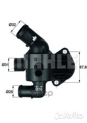 Термостат TI1587 Mahle/Knecht