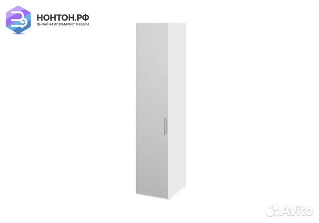 Пенал Скарлет с зеркалом белый глянец