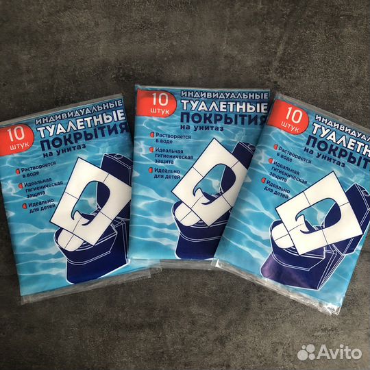 Одноразовые накладки на унитаз