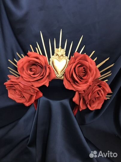 Корона Диадема Розы Лучи