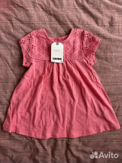 Платье next, 6-9 (68) 3 штуки