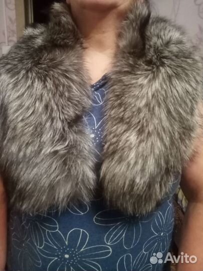 Воротник песец 100см