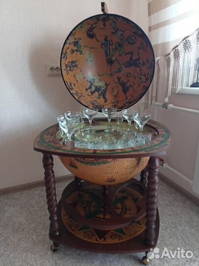 Глобус бар напольный