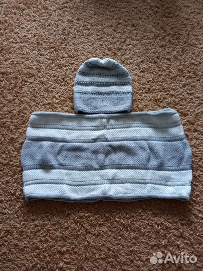 Комплект шапка и снуд женский