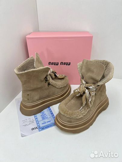 Ботинки Miu Miu