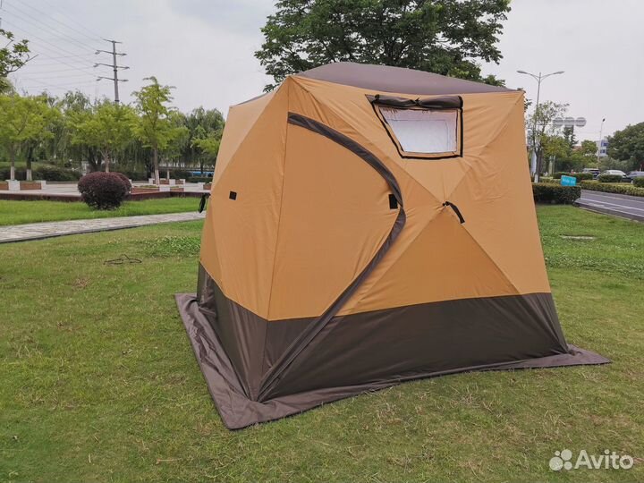 Утеплённая четырёхслойная зимняя палатка 2019
