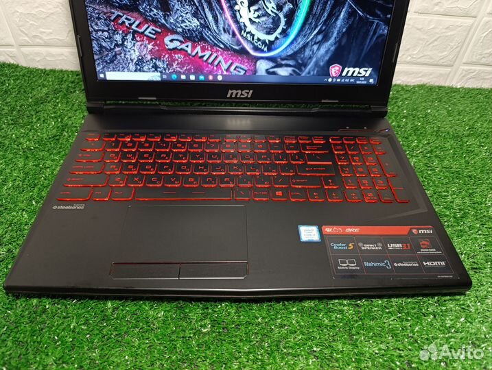 Игровой MSI I7-8750H/GTX 1060 6 GB/16 GB