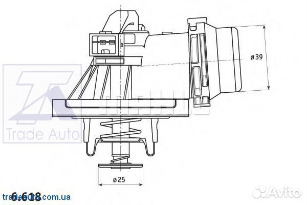 Knechtmahle TM 18 105 Термостат BMW 1E873E903E46X3